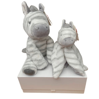 Baby / Big Brother / Sister Gift Box - Zebra Soft Toy & Comforter - BLOSSOM & MOON