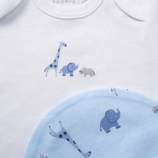 Baby Boys Starter Layette Gift Set - Animals - BLOSSOM & MOON