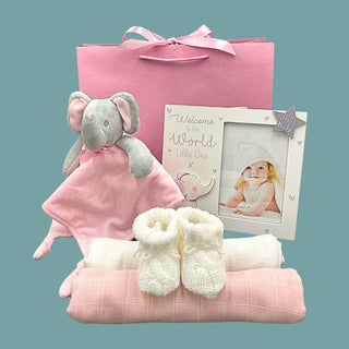 Baby Girl Gift Set - Elephant - BLOSSOM & MOON