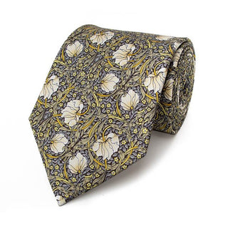 Fox and Chave William Morris Pimpernel Silk Tie - BLOSSOM & MOON