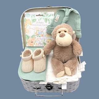 Unisex Baby Gift Set - Marcel Monkey - BLOSSOM & MOON