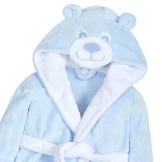 Baby Blue Teddy Dressing Gown - BLOSSOM AND MOON