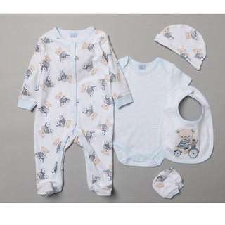 Baby Boys Starter Layette Gift Set - Bears - BLOSSOM AND MOON