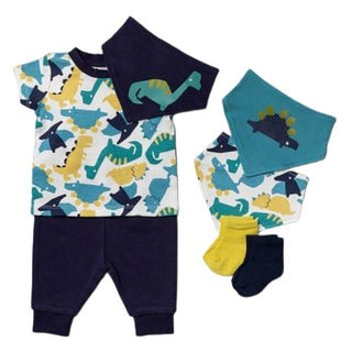 Baby / Toddler Boys 7 Piece Outfit - Dinosaurs - BLOSSOM AND MOON