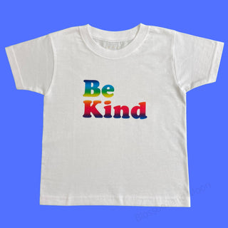 'Be Kind' Kids T Shirt - BLOSSOM AND MOON