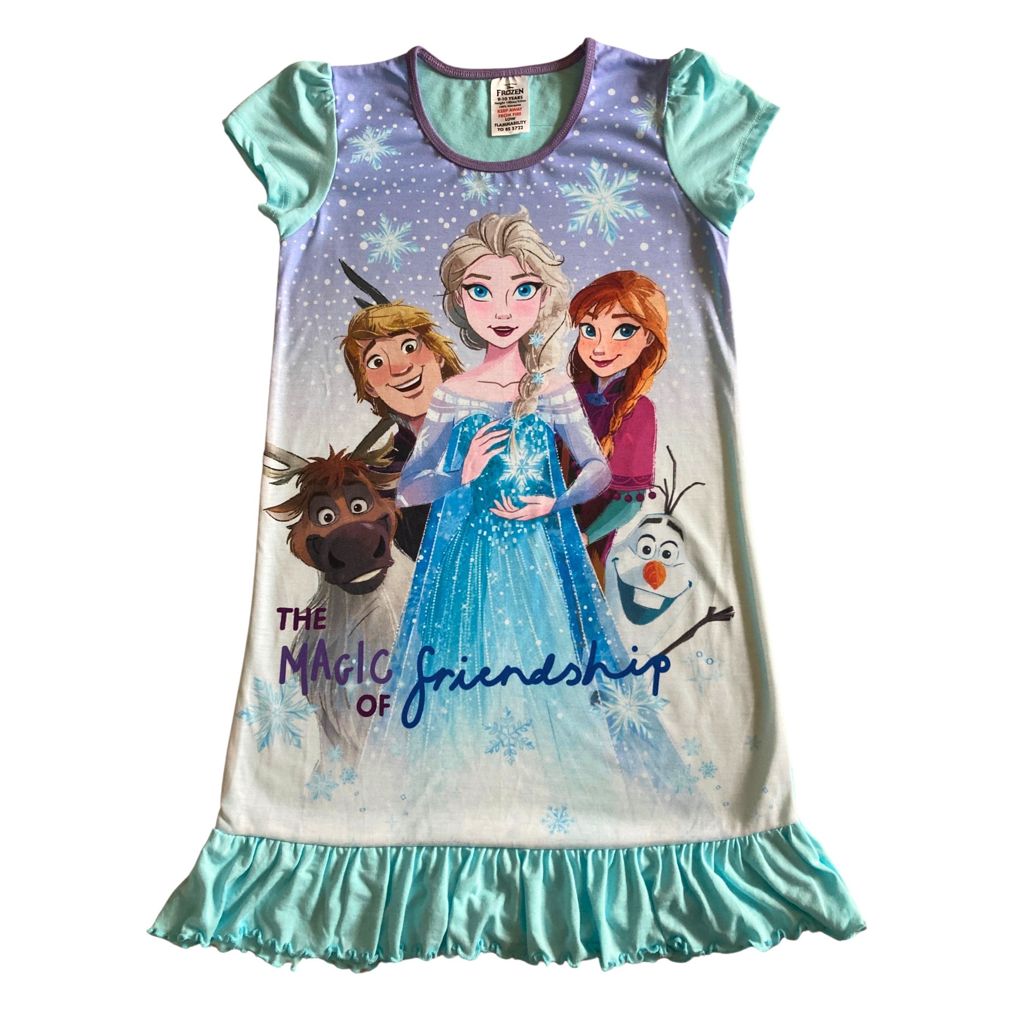 Girls DISNEY FROZEN nightgown nightie nighty nightdress 2 10