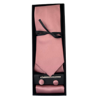 Luxury Grantchester and Cavendish Pink Silk Tie set - BLOSSOM AND MOON