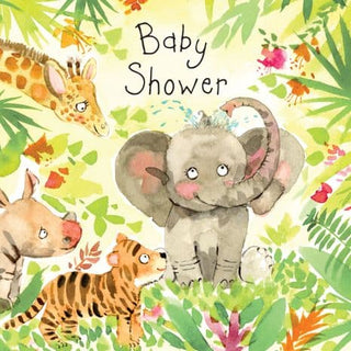 New Baby card - Baby Shower Elephant - BLOSSOM AND MOON