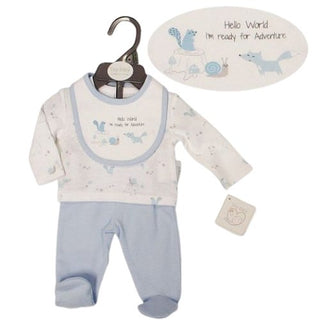 Premature Tiny Baby Boys 3 piece clothing Set 3-5lb, 5-8lb - BLOSSOM AND MOON