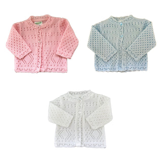 Premature Tiny Baby Cardigan - 3-5lb and 5-8lb - BLOSSOM AND MOON